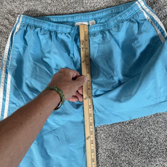 Y2K Adidas Track Pants XL Mesh Lined Drawstring Retro Sporty Spice Pop Princess - Picture 4 of 14